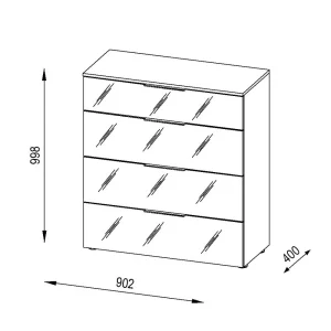 Blitzangebot 🔔 Kommode In Weiß Glas Front – Ildanov 😀 18